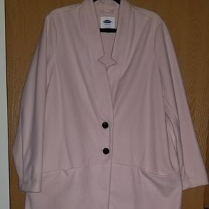 Oversized pink jacket